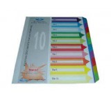 Chia file 10 màu nhựa